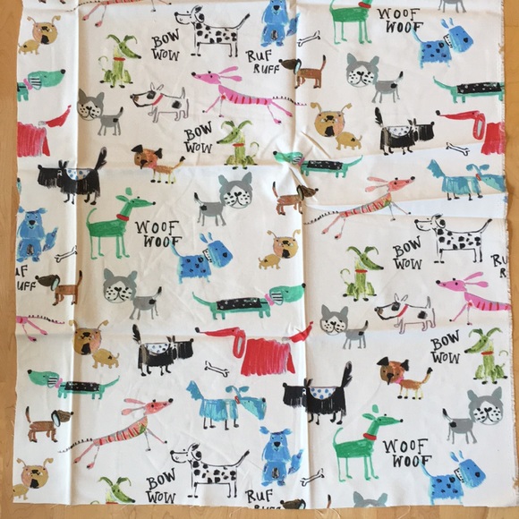 Painted Dog Print Duck Cloth Fabric - Picture 4 of 12